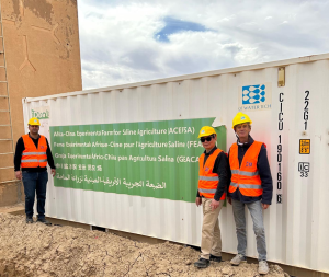 Lancement de la Ferme de démonstration agricole en milieux salins – partenariat Maroc–France–Chine